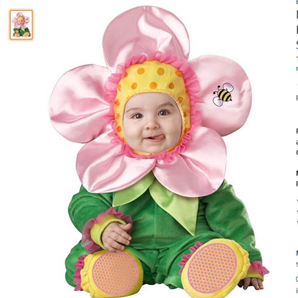 Other - HALLOWEEN FLOWER COSTUME/ BABY GIRL / SIZE 6-12mo